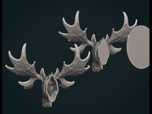 Moose Head Modello di stampa 3D