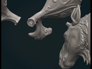 Testa di alce Modello di stampa 3D