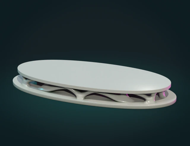 Sculpture Base II 3D Print Model .c4d .max .obj .3ds .fbx .stl .blend 