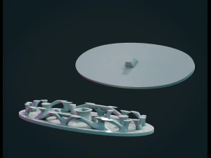 Sculpture Base II 3D Print Model