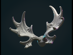 Moose Antlers 3D Принт Модель