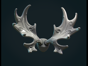 Moose Antlers 3D Принт Модель