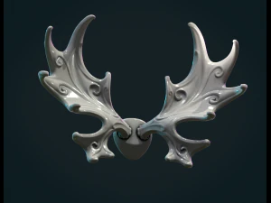 Moose Antlers 3D Print Model