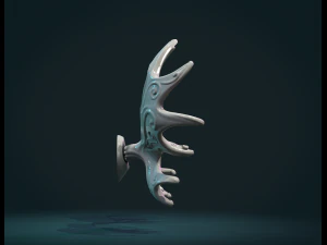 Moose Antlers 3D Print Model