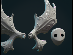 Moose Antlers 3D Принт Модель