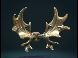 Moose Antlers 3D Принт Модель