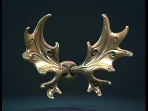 Moose Antlers 3D Print Model