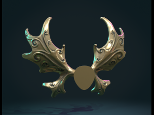 Moose Antlers 3D Принт Модель