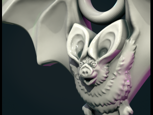 Bat Pendant Model do druku 3D