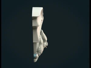 コウモリペンダント 3Dプリントモデル