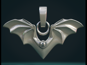 Bat Wings Pendant 3D Print Model