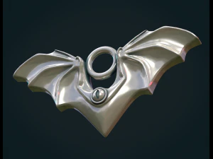 Bat Wings Pendant 3D Print Model