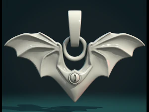 Bat Wings Pendant 3D Print Model