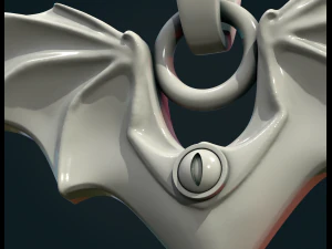 Bat Wings Pendant 3D Print Model