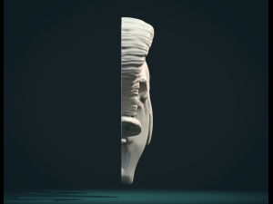 Goat Skull 3D Print Model