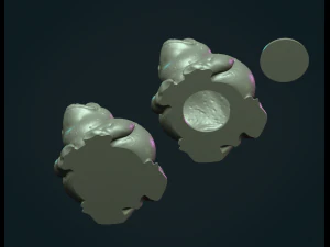 Fat Toad Frog 3D Print Model