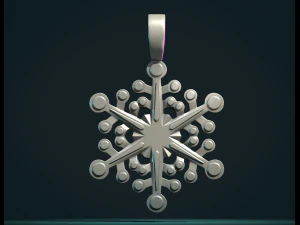 Снежинка 3D Принт Модель