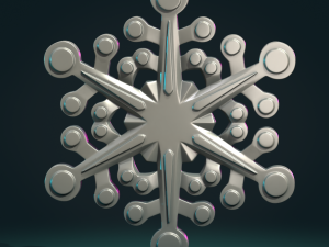 Snowflake Modèles 3D en vedette