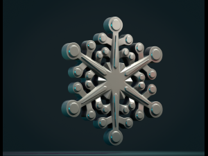 Snowflake Modèles 3D en vedette