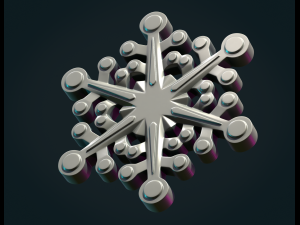 Snowflake Modèles 3D en vedette