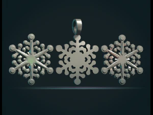 Snowflake 3D Print Model