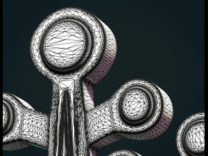 Snowflake 3D Print Model