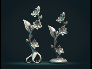 Twig Tree sculpture Modelo de impresión 3D