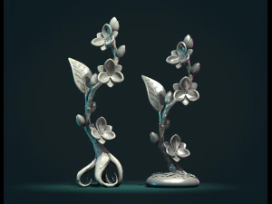 Twig Tree sculpture 3D Print Model