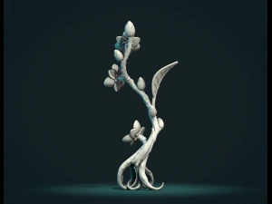 Twig Tree sculpture 3D Print Model