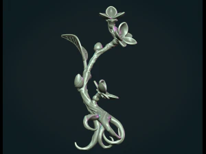 Twig Tree sculpture 3D Print Model