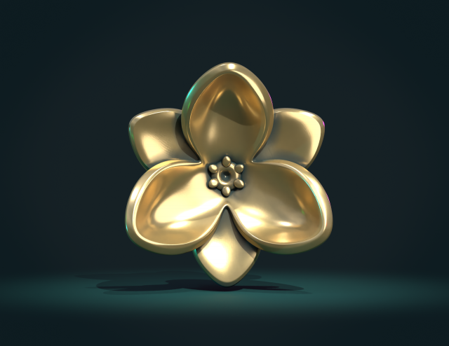 Flower a Modelo de impresión 3D .c4d .max .obj .3ds .fbx .stl .blend 