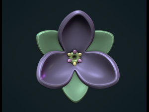 Flower a Modelo de impresión 3D