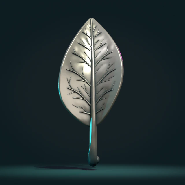 Leaf A 3D Print Model .c4d .max .obj .3ds .fbx .stl .blend