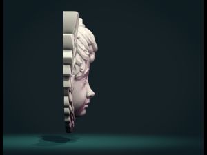Cherub Relief 3D-Druckmodell