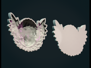 Cherub Relief 3D-Druckmodell