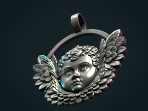 Cherub Relief i Modelo de impresión 3D