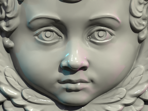 Cherub Relief i Modelo de impresión 3D