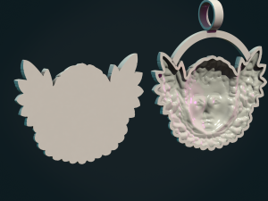 Cherub Relief i Modelo de impresión 3D