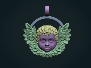 Cherub Relief i Modelo de impresión 3D