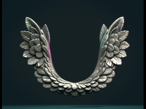 Wings Relief 3D Print Model