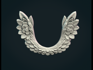 Wings Relief Model Cetak 3D