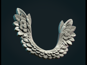 Wings Relief Model Cetak 3D