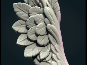 Wings Relief Model Cetak 3D