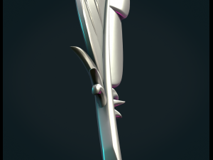 Stylized Feather 3D-Druckmodell