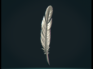 Feather txt 3D Baskı Modeli