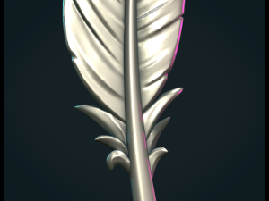 Feather txt 3D Baskı Modeli