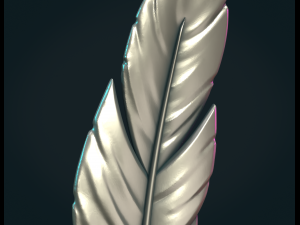 Feather txt 3D Baskı Modeli