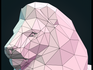 Lion Sculpture LP 3D 打印模型