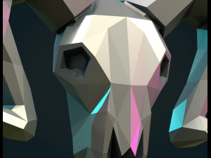 Cabeza de cabra LP Modelo de impresión 3D