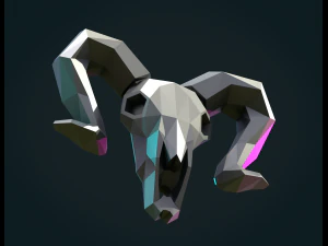 Cabeza de cabra LP Modelo de impresión 3D